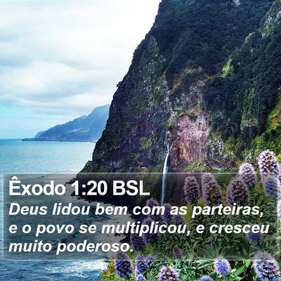 Êxodo 1:20 BSL Bible Verse Image
