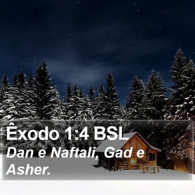 Êxodo 1:4 BSL Bible Verse Image