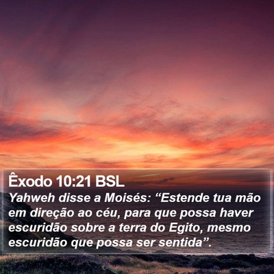 Êxodo 10:21 BSL Bible Verse Image