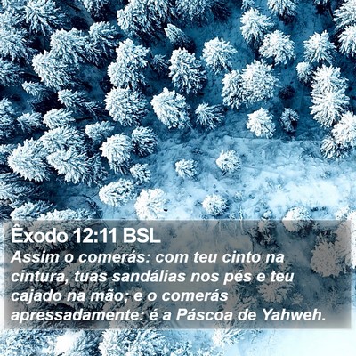 Êxodo 12:11 BSL Bible Verse Image
