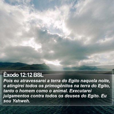 Êxodo 12:12 BSL Bible Verse Image