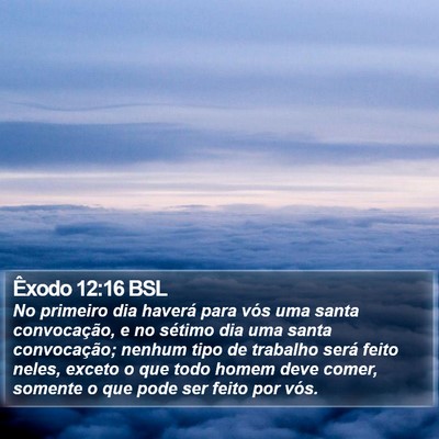 Êxodo 12:16 BSL Bible Verse Image