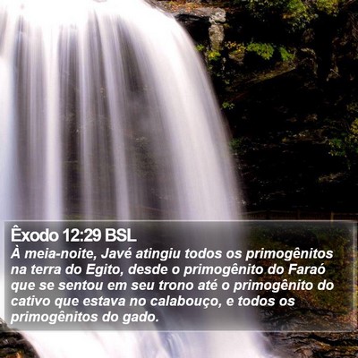 Êxodo 12:29 BSL Bible Verse Image