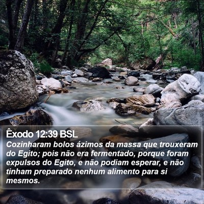 Êxodo 12:39 BSL Bible Verse Image