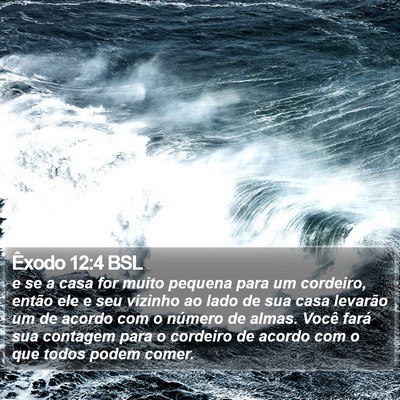 Êxodo 12:4 BSL Bible Verse Image