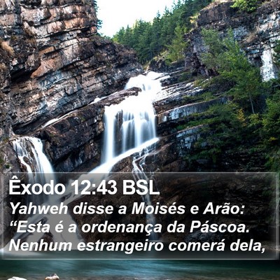 Êxodo 12:43 BSL Bible Verse Image