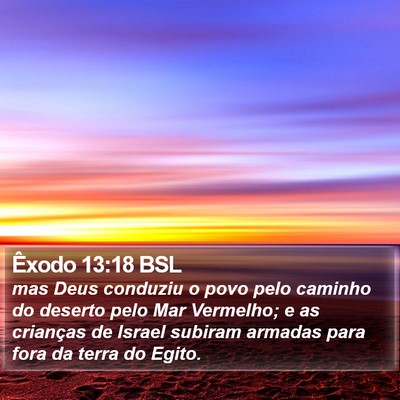 Êxodo 13:18 BSL Bible Verse Image