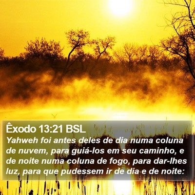 Êxodo 13:21 BSL Bible Verse Image