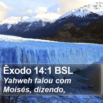 Êxodo 14:1 BSL Bible Verse Image