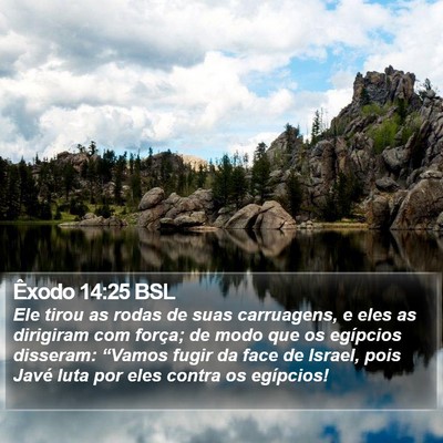 Êxodo 14:25 BSL Bible Verse Image