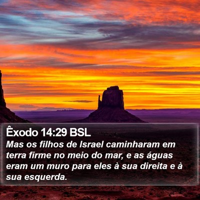 Êxodo 14:29 BSL Bible Verse Image