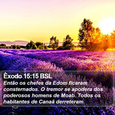 Êxodo 15:15 BSL Bible Verse Image