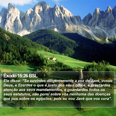 Êxodo 15:26 BSL Bible Verse Image
