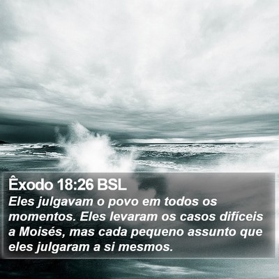 Êxodo 18:26 BSL Bible Verse Image