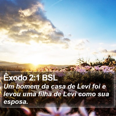 Êxodo 2:1 BSL Bible Verse Image