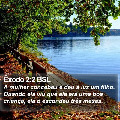 Êxodo 2:2 BSL Bible Verse Image