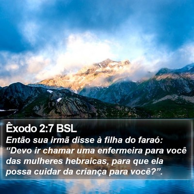Êxodo 2:7 BSL Bible Verse Image