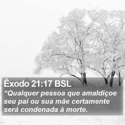 Êxodo 21:17 BSL Bible Verse Image