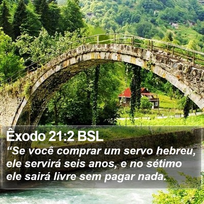 Êxodo 21:2 BSL Bible Verse Image