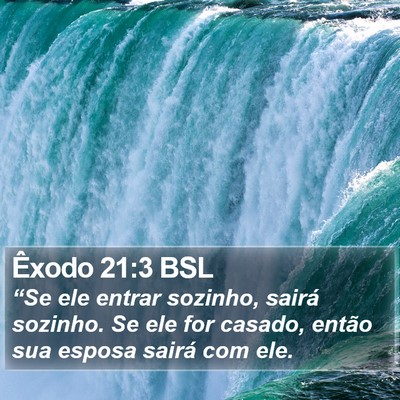 Êxodo 21:3 BSL Bible Verse Image