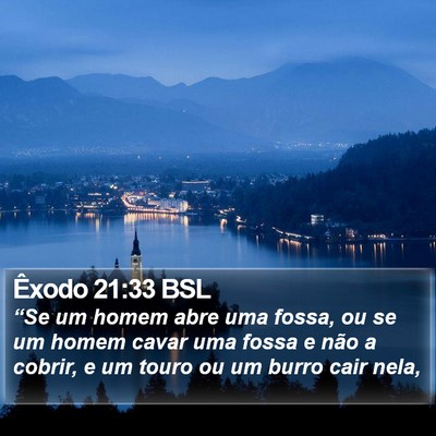 Êxodo 21:33 BSL Bible Verse Image