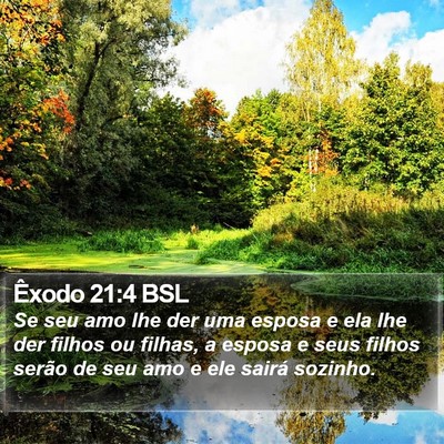 Êxodo 21:4 BSL Bible Verse Image