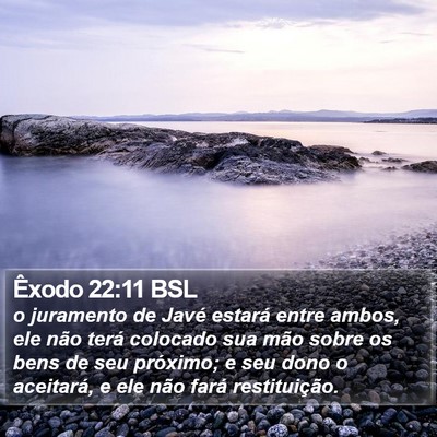 Êxodo 22:11 BSL Bible Verse Image