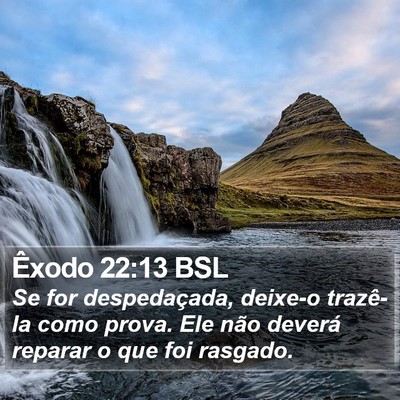 Êxodo 22:13 BSL Bible Verse Image