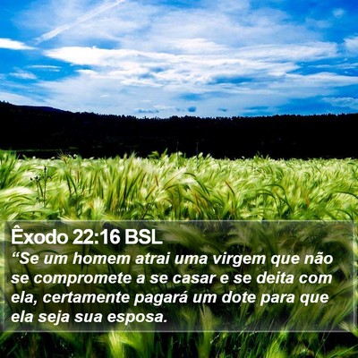 Êxodo 22:16 BSL Bible Verse Image