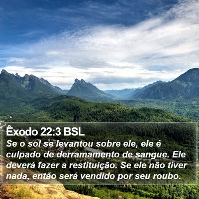 Êxodo 22:3 BSL Bible Verse Image