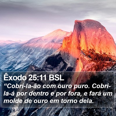 Êxodo 25:11 BSL Bible Verse Image