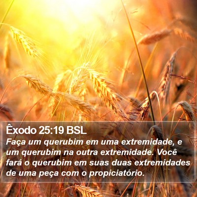 Êxodo 25:19 BSL Bible Verse Image