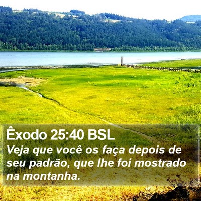 Êxodo 25:40 BSL Bible Verse Image