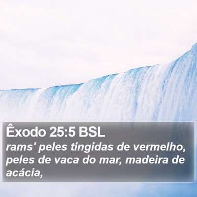 Êxodo 25:5 BSL Bible Verse Image