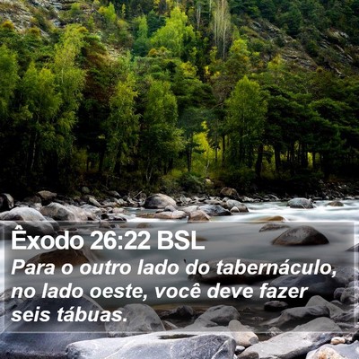 Êxodo 26:22 BSL Bible Verse Image