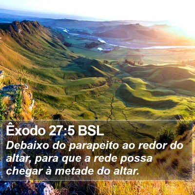 Êxodo 27:5 BSL Bible Verse Image