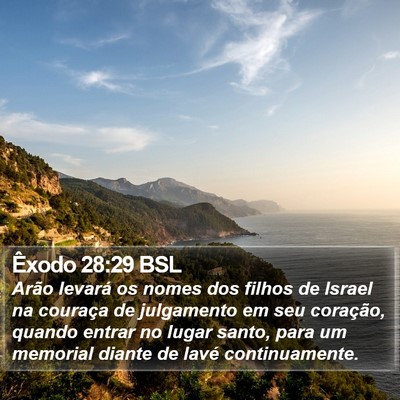 Êxodo 28:29 BSL Bible Verse Image