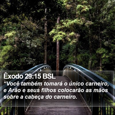 Êxodo 29:15 BSL Bible Verse Image