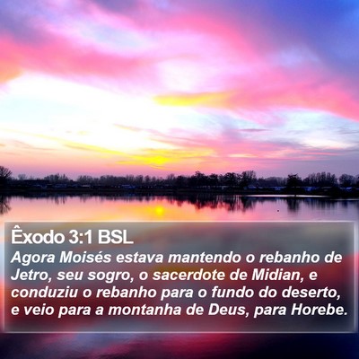 Êxodo 3:1 BSL Bible Verse Image