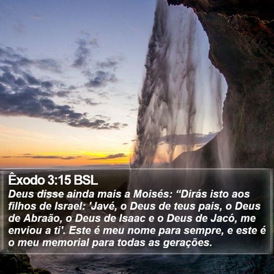 Êxodo 3:15 BSL Bible Verse Image