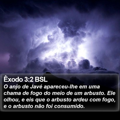 Êxodo 3:2 BSL Bible Verse Image