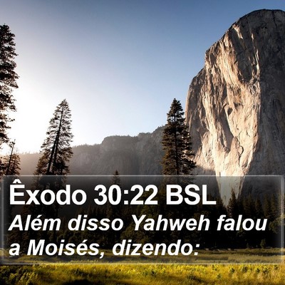 Êxodo 30:22 BSL Bible Verse Image