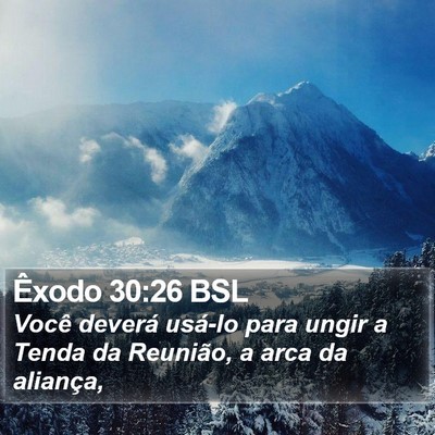 Êxodo 30:26 BSL Bible Verse Image