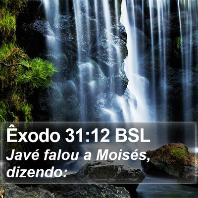 Êxodo 31:12 BSL Bible Verse Image