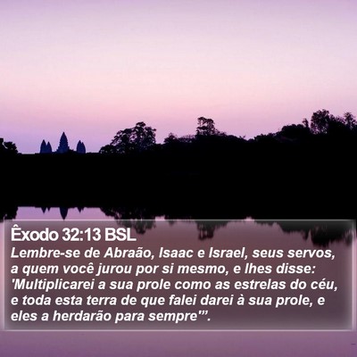 Êxodo 32:13 BSL Bible Verse Image