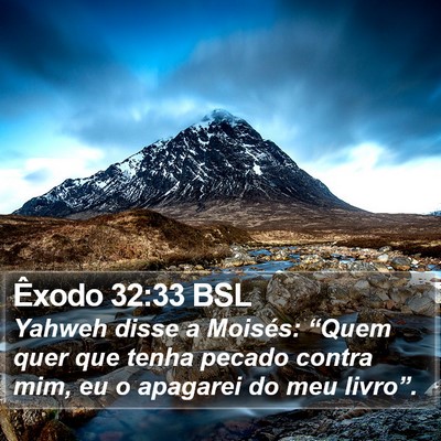 Êxodo 32:33 BSL Bible Verse Image