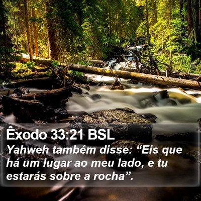 Êxodo 33:21 BSL Bible Verse Image