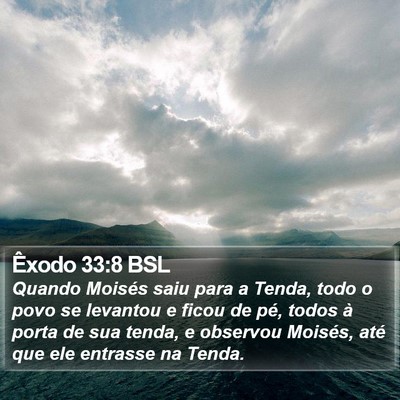 Êxodo 33:8 BSL Bible Verse Image