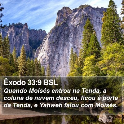 Êxodo 33:9 BSL Bible Verse Image