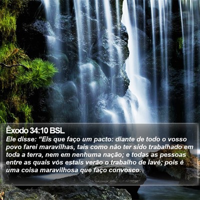 Êxodo 34:10 BSL Bible Verse Image